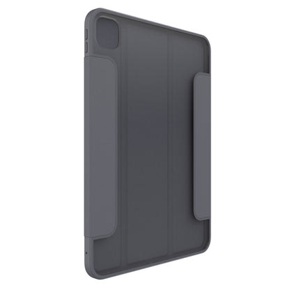 Otterbox Symmetry Folio etui til iPad Pro 11" sidevisning, tri-fold design, kamerahul, adgang til knapper, magnetisk lukkerem.