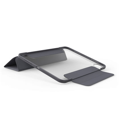Mørkegrå foldbar tabletstander med rektangulær ramme og riller til Otterbox Symmetry Folio Etui iPad Pro 11.