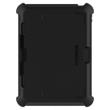 Otterbox beskyttelsesetui til iPad Pro 11 sort, forstærkede hjørner, 3-lags beskyttelse, central stander, Otterbox-logo.