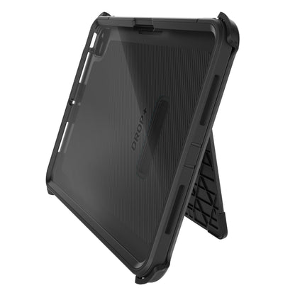Otterbox beskyttelsesetui til iPad Pro 11 med integreret stander, ribbet tekstur og 3-lags DROP+ beskyttelse.
