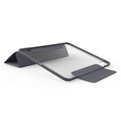 Otterbox Symmetry Folio etui til iPad Pro 13" (M4, 2024), grå, trekantet stander, præcise udskæringer til knapper og porte.