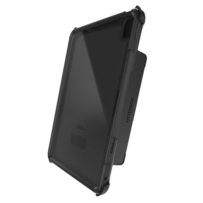 Otterbox Defender etui til iPad Pro 13", sort, forstærkede hjørner, tekstureret bagside, indbygget kickstand, beskyttende kanter.