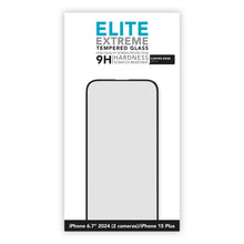 Elite Extreme Curved skærmbeskyttelse til iPhone 16 Plus, 9H ridsemodstand, buede kanter, passer også iPhone 15 Plus 6.7.