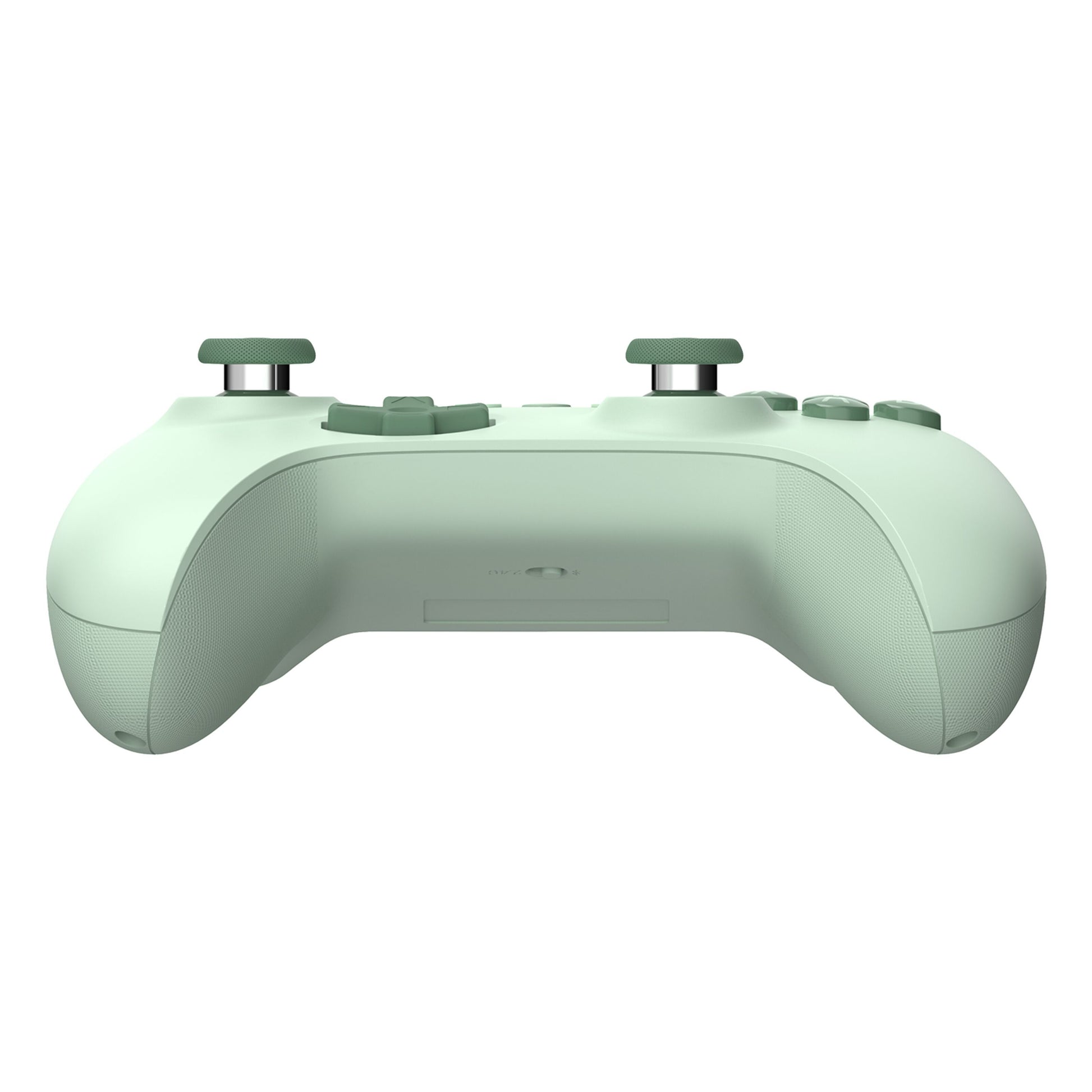 8Bitdo Ultimate 2C trådløs controller, grøn, Hall Effect, frontvisning med toptriggere, analoge sticks og knapper.