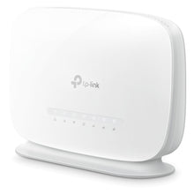 TP-Link Archer MR515 4G+ router med modem AC1200, frontindikatorer, TP-Link logo, stabil fod.
