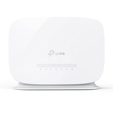 TP-Link Archer MR515 hvid 4G+ AC1200 router med afrundet firkantet design, statuslys og TP-Link logo på fronten.