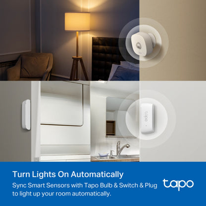 TP-Link Tapo T30 KIT smarte sensorer synk til pærer og stik til smart home overvågning og automatisk belysning.