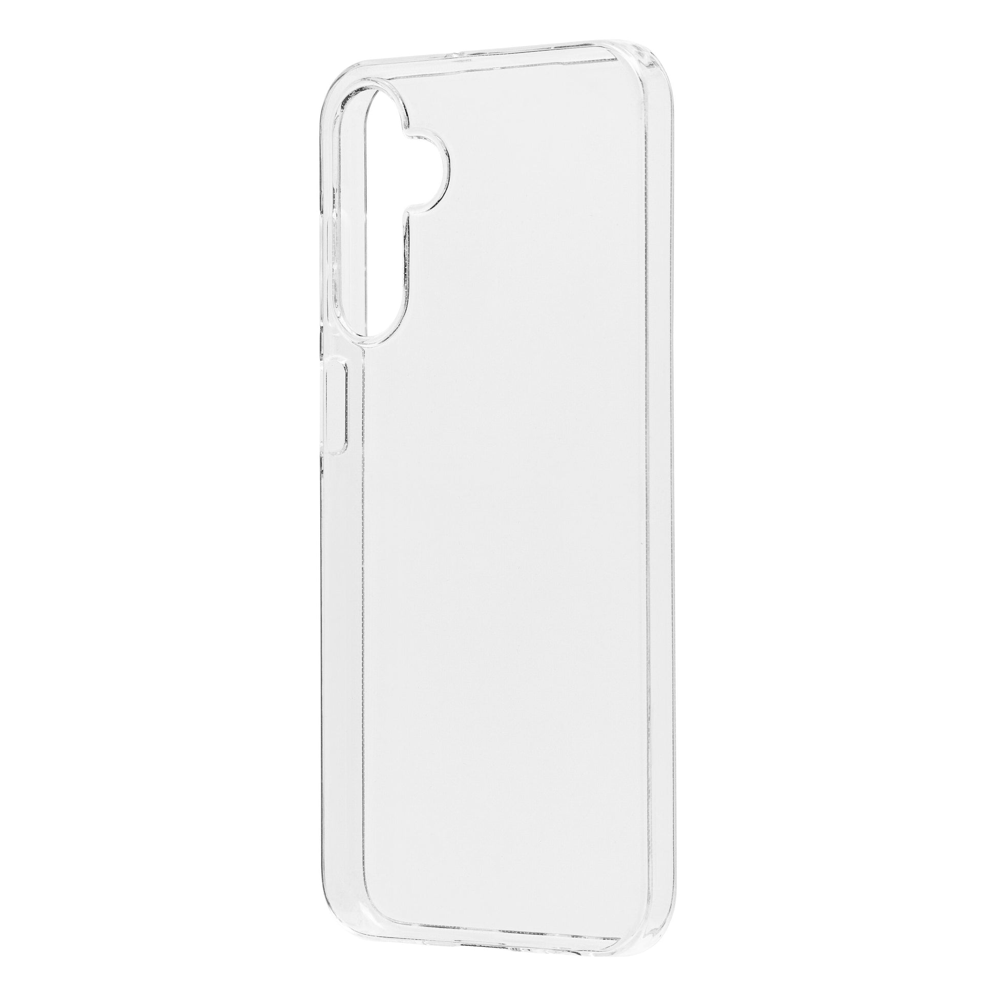 Klart gennemsigtigt cover til Galaxy A15, slankt design med afrundede hjørner og præcis udskæring til kameraet.