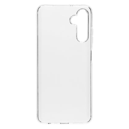 Linocell Second Skin transparent mobilcover til Galaxy A05s med udskæringer til kamera og knapper.