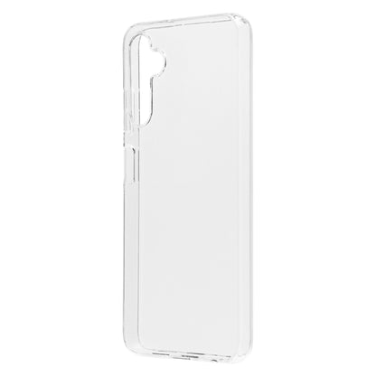 Transparent Second Skin mobilcover til Samsung Galaxy A05s med udskæringer til kamera, knapper og porte.
