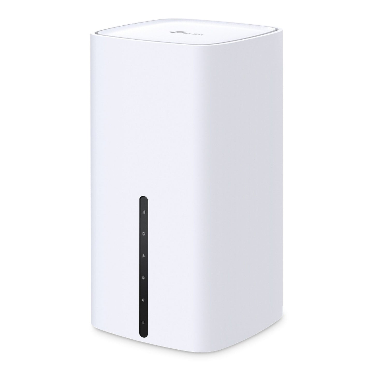 TP-Link Archer NX500 Trådløs Router 5G AX3000, hvid dual-band, afrundede kanter, sort frontpanel med indikatorlys.