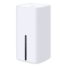 TP-Link Archer NX500 Trådløs Router 5G AX3000, hvid dual-band, afrundede kanter, sort frontpanel med indikatorlys.