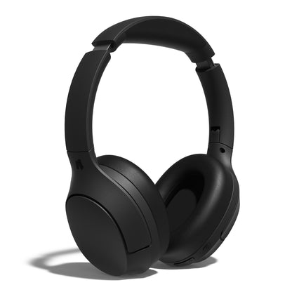 Nomadelic Solo 350 trådløse over-ear hovedtelefoner sort, polstrede ørepuder, justerbar bøjle, Deep Bass, 60 timers batteri.