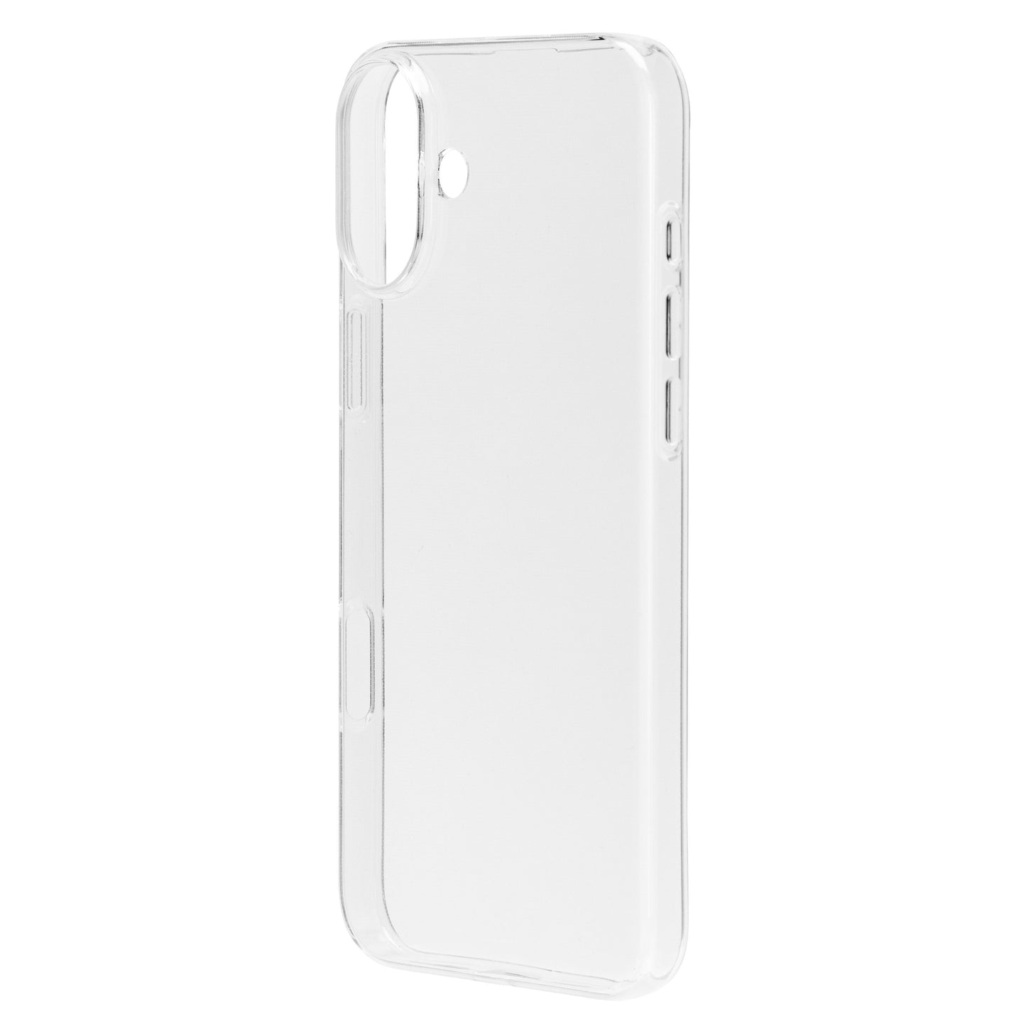 Second skin cover til iPhone 16 Plus gennemsigtig, præcise udskæringer til kamera/knapper/porte, antibakteriel overflade.