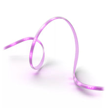 Philips Hue Solo Lightstrip 3 m, blødt pink lys, kan formes i bølgende kurver, fleksibel LED-strip.