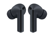 Samsung Galaxy Buds3 FE trådløse in-ear hovedtelefoner sort, til ørepropper med lang stilk og sort detalje.
