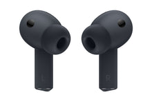 Samsung Galaxy Buds3 FE trådløse hovedtelefoner sort med silikonepropper, aktiv støjreduktion, L og R mærkning.