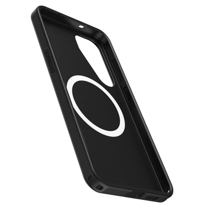 Otterbox Symmetry cover til Galaxy S25 Plus sort stødabsorberende beskyttelse.