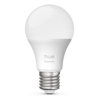 Philips Hue Essentiel Smart LED-pære E27 806 lm, sølv sokkel, 1-pak.