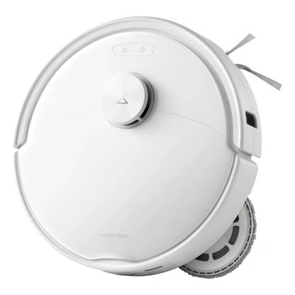 ROBOROCK Qrevo 2 Pro robotstøvsuger, hvid, cirkulær, sidebørste, forhøjet sensormodul, automatisk moppefunktion.