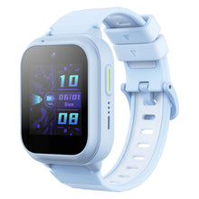 ZTE Watch K2 Pro børnesmartwatch blå, rektangulært display til tid/dato/batteri, justerbar rem, sideknap, 4G.