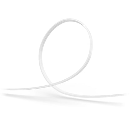Philips Hue Essential Flex LED-liste 5 m hvid, tynd og bøjet i en løs løkke.