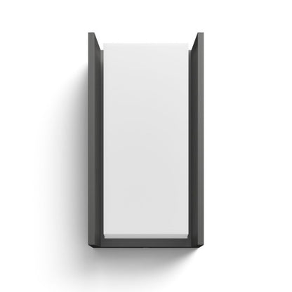 Philips Hue Turaco udendørs væglampe, geometrisk design, antracit, synlig lyskilde.