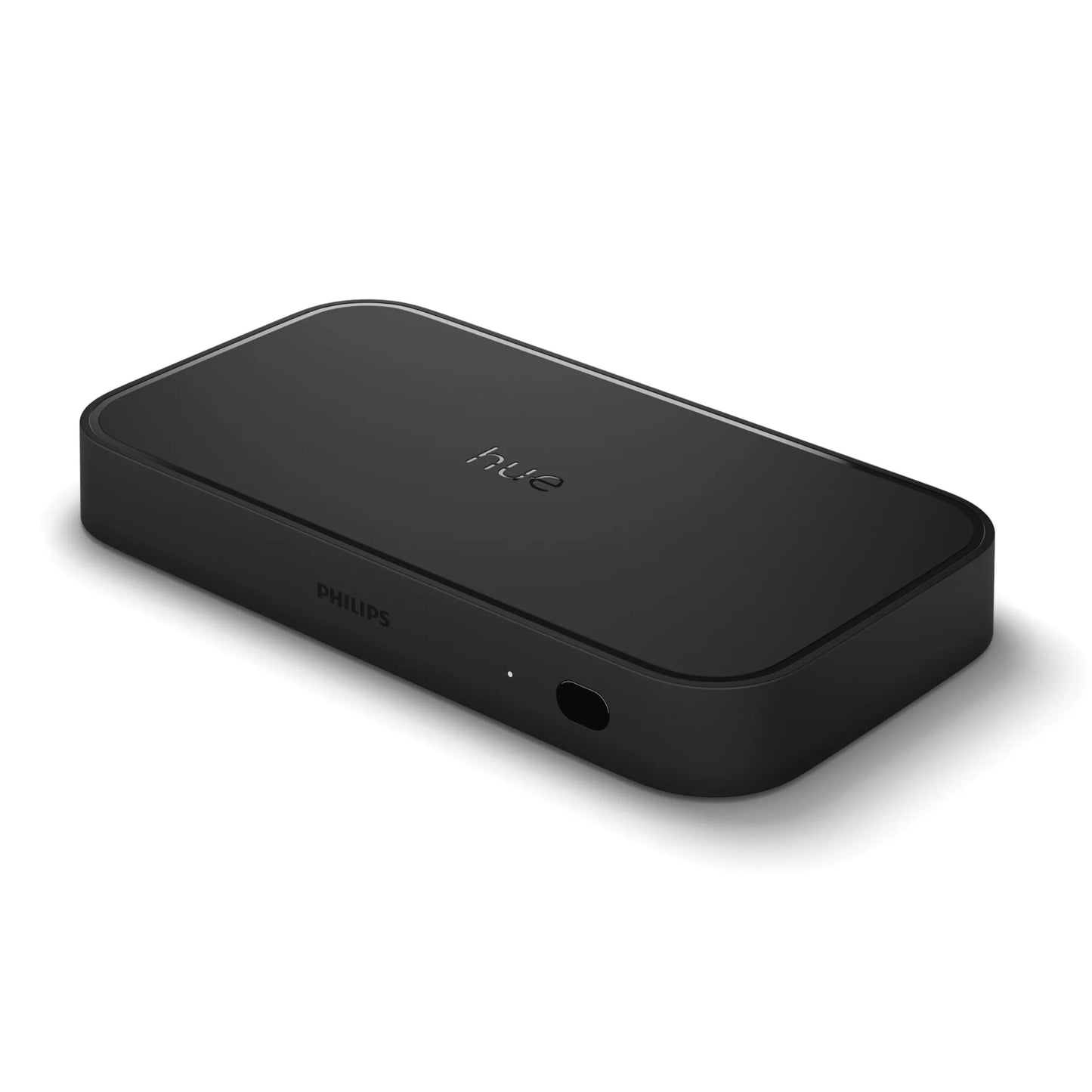Philips Hue Play HDMI Sync Box 8K Gen 2 sort, synkronisering af smart belysning til hjemmebiograf.