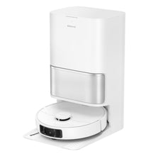 Dreame L10s Ultra Gen 3 robotstøvsuger hvid med basestation til støvsugning og gulvvask.