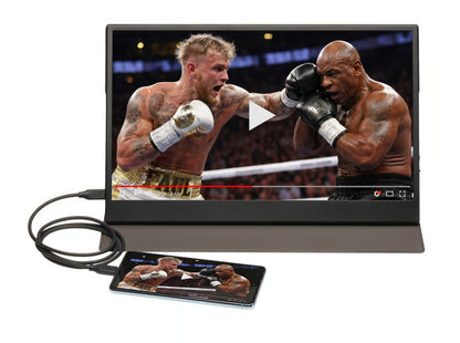 Denver Bærbar Skærm Full HD 1920 × 1080 med USB-C og IPS-panel 15,6"