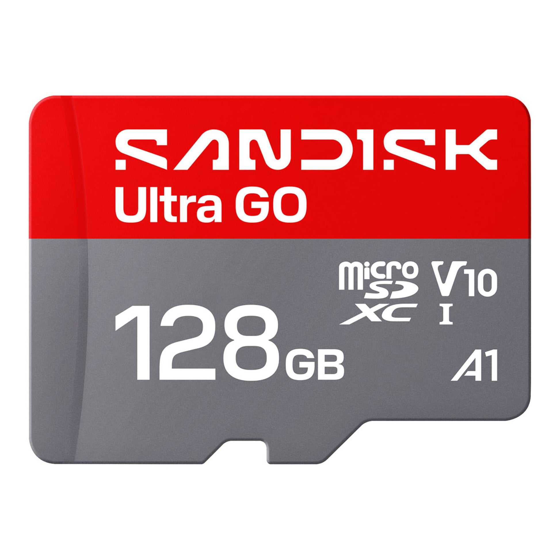 Sandisk microSD Ultra Go hukommelseskort 128 GB 190 MB/s.