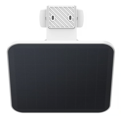 EUFY eufyCam S4 sort rektangulært solcellepanel med hvidt beslag, til overvågningssystem (2-pak), AI-detektering.