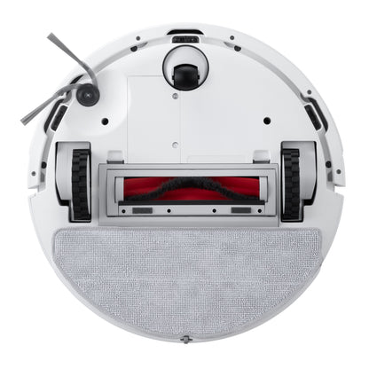 Roborock Q7 TF robotstøvsuger hvid med hovedbørste, sidebørste, hjul, moppe og LiDAR 360° navigation.