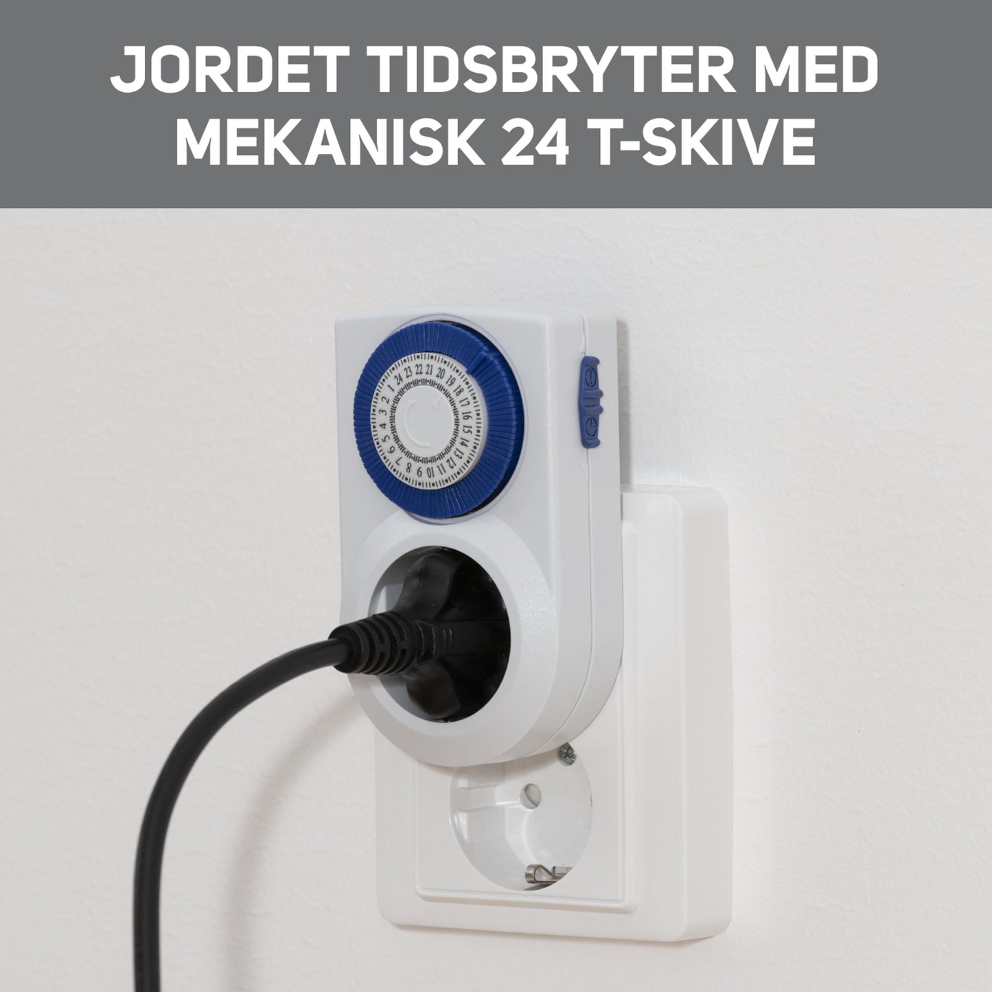 Luxorparts Timer 24 t med jord 2-pak, tekst: JORDET TIDSBRYDER MED MEKANISK 24 T-SKIVE.