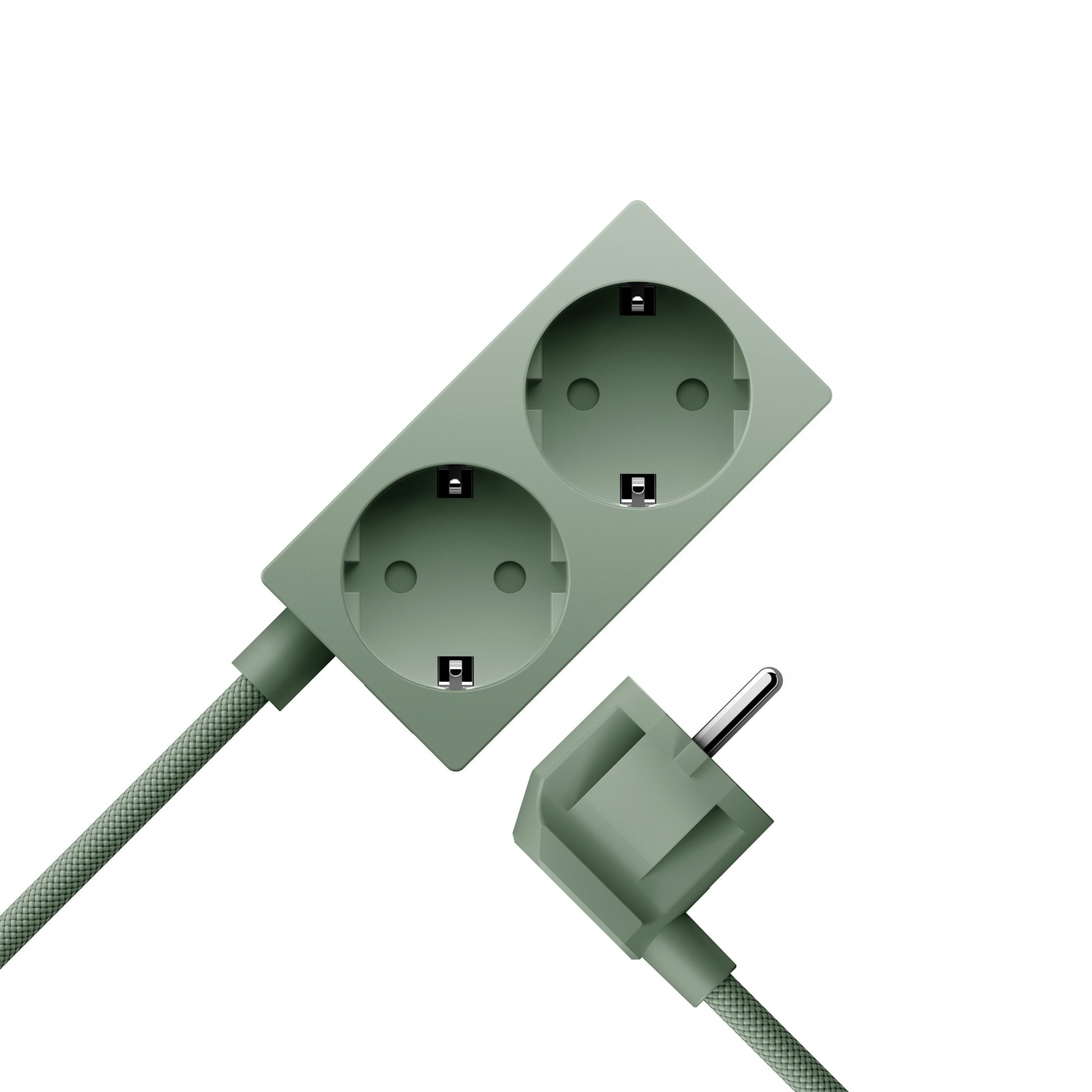 Sudio vægadapter GaN-opladning 30 W grøn med USB-port, kompakt design.