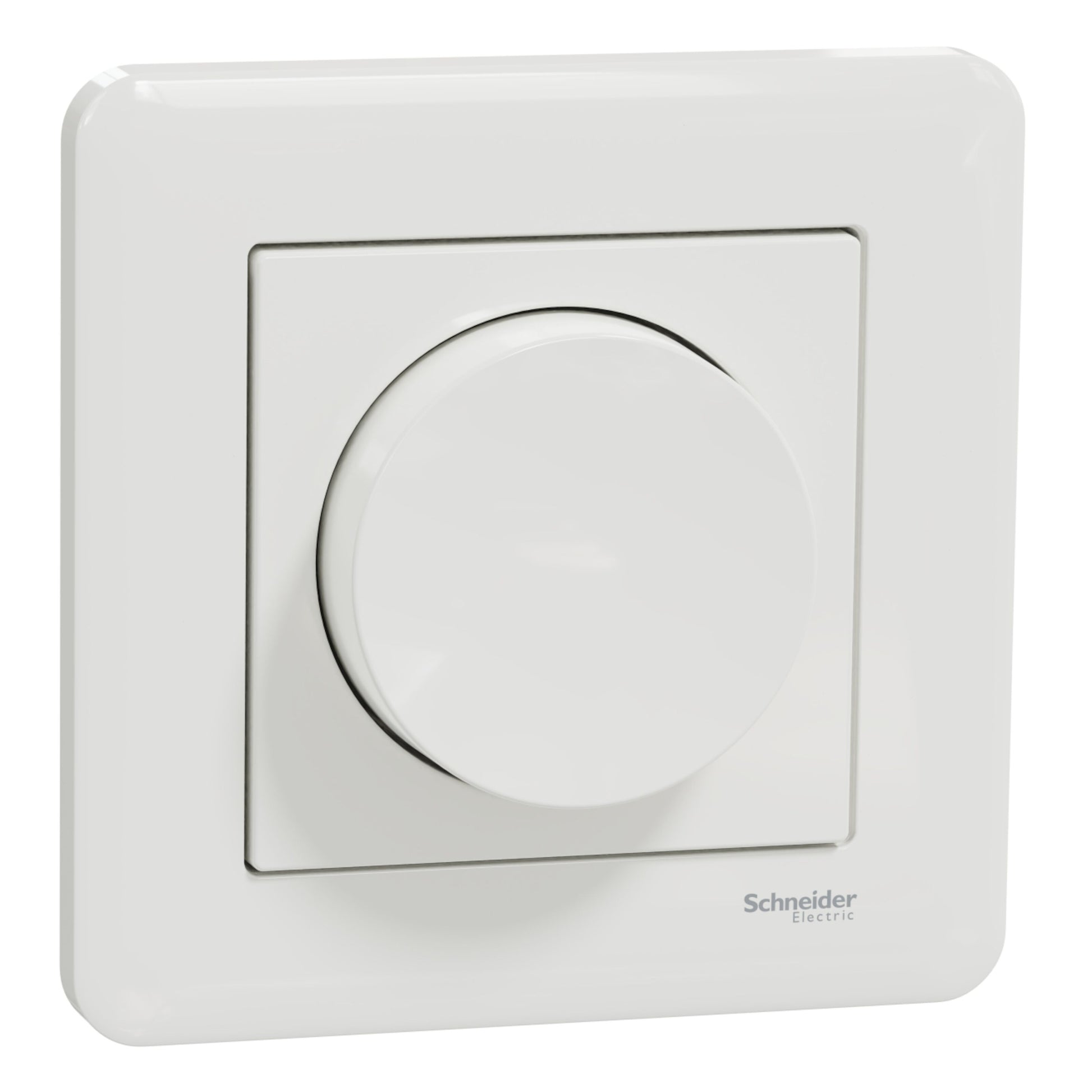Schneider Exxact Dæmper LED 370 W hvid, drejeknap, rund, til LED bagkantdæmpning.