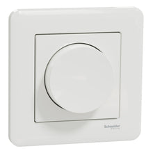 Schneider Exxact Dæmper LED 370 W hvid, drejeknap, rund, til LED bagkantdæmpning.