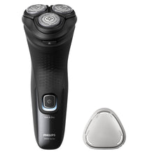 Philips X3051/00 barbermaskine PowerCut-klinger, 3 cirkulære skær, tekstureret greb, våd/tør label, sølvfarvet hoved.