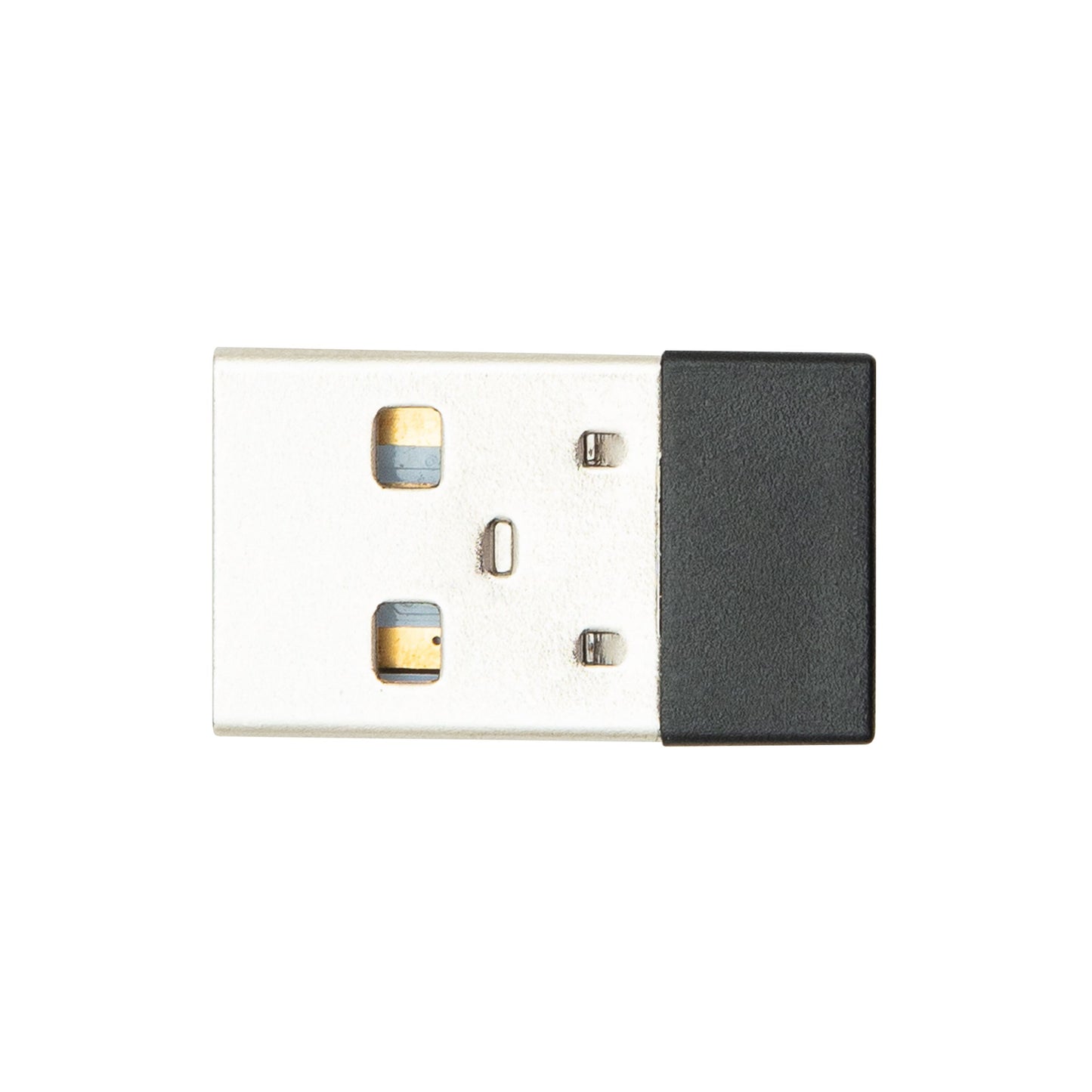 Plexgear USB adapter, kompakt, sort plastkrop, metalstik, til Laser præsentator Præsentationsværktøj.