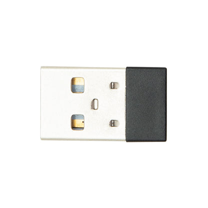 Plexgear USB adapter, kompakt, sort plastkrop, metalstik, til Laser præsentator Præsentationsværktøj.
