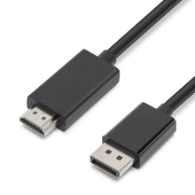 Luxorparts DisplayPort til HDMI adapterkabel 2 m understøtter 4K opløsning med DP og HDMI stik.