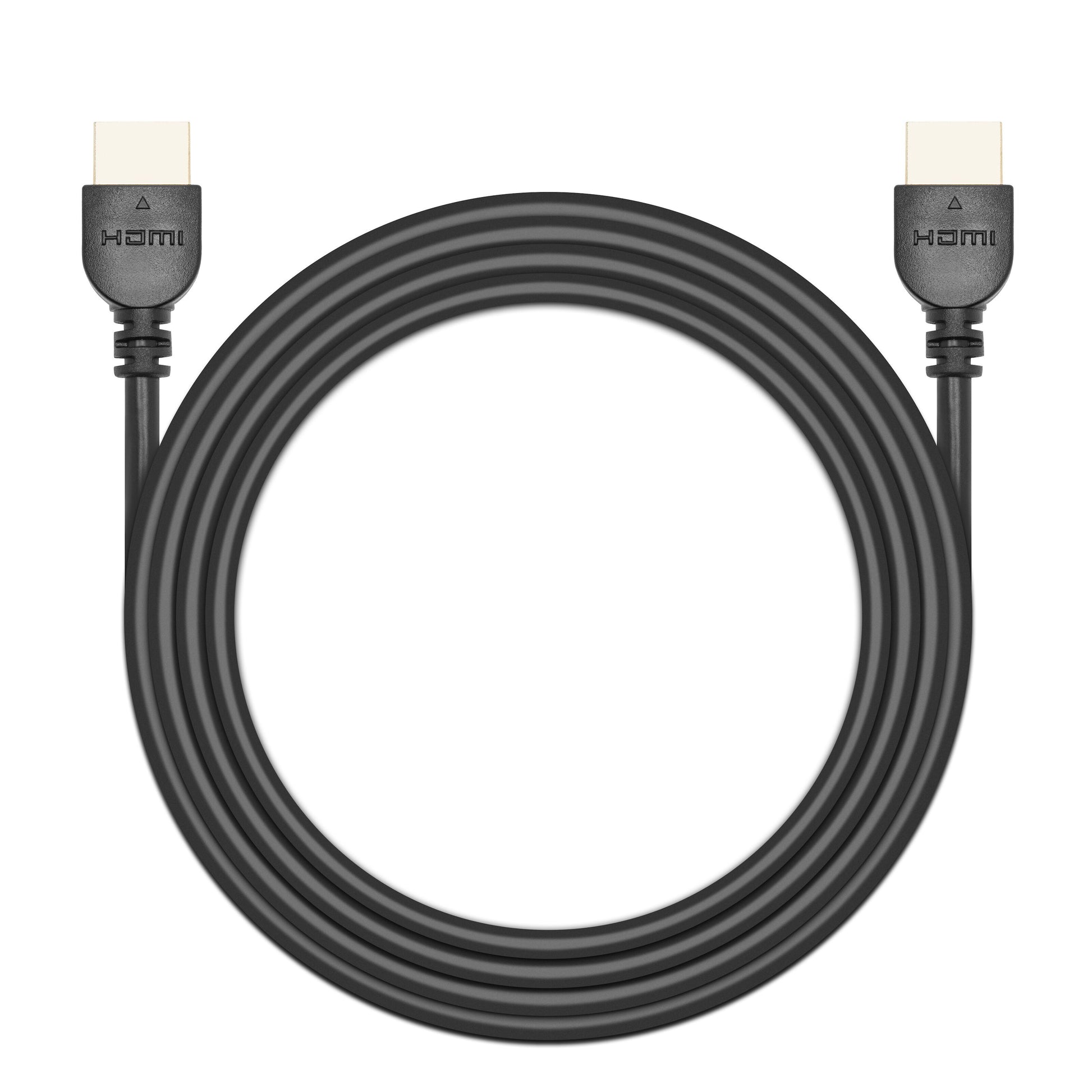 HDMI 2.0 kabel 3 m sort, synlige HDMI-stik i begge ender, understøtter 4K/60 Hz Ultra HD.