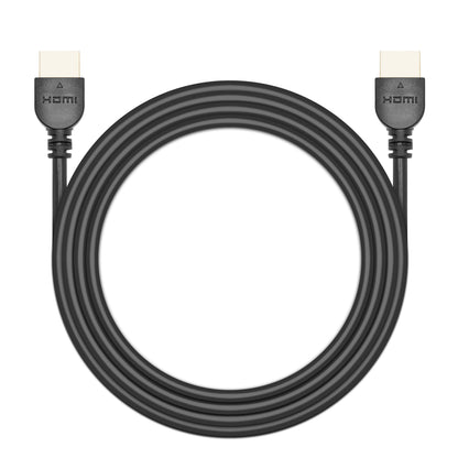 HDMI 2.0 kabel 3 m sort, synlige HDMI-stik i begge ender, understøtter 4K/60 Hz Ultra HD.