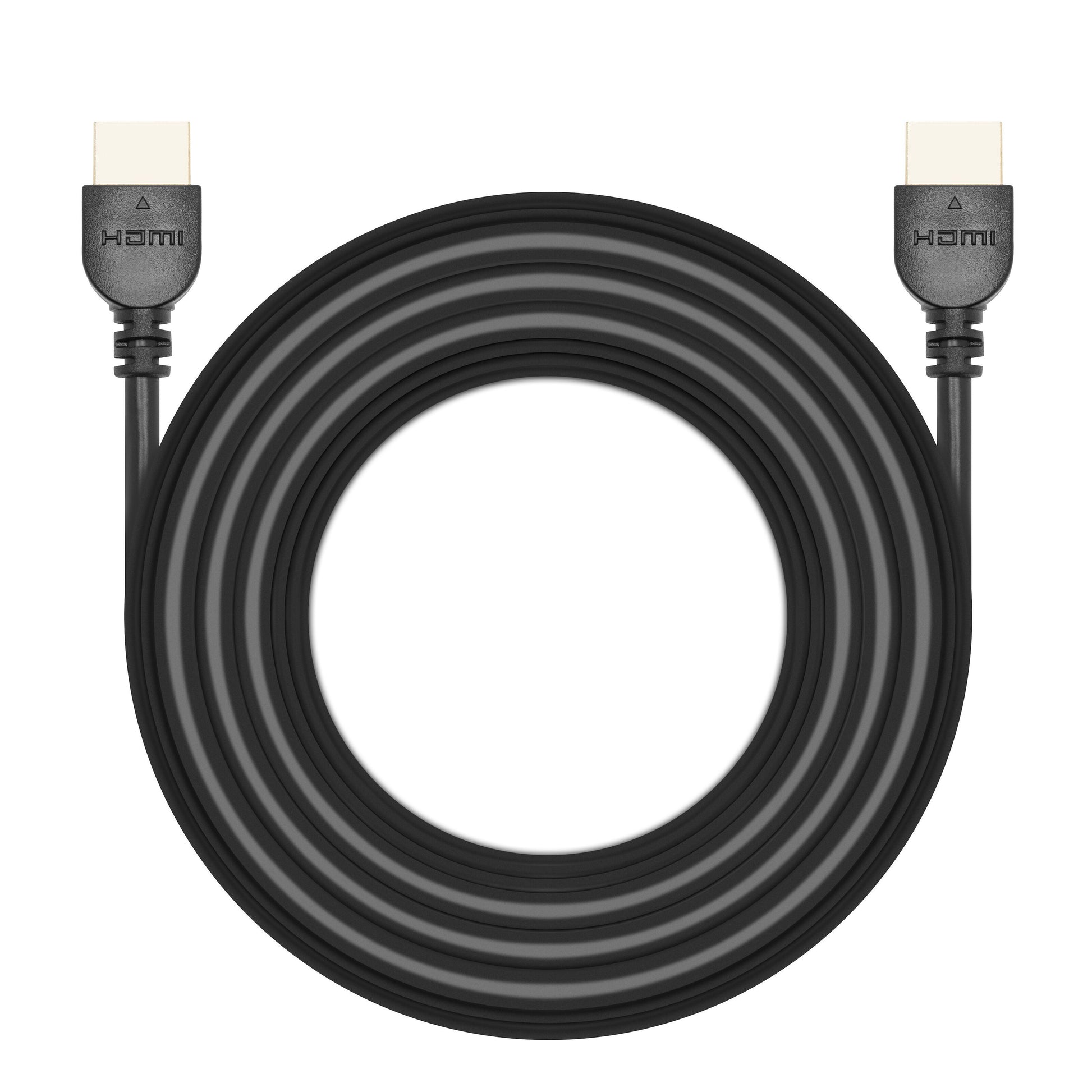 HDMI 2.0 kabel 7,5 m sort, begge stik synlige, understøtter Ultra HD 4K/60 Hz og ARC.