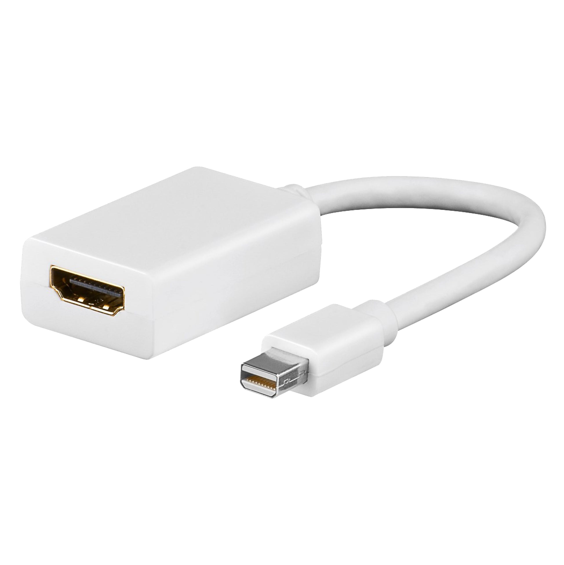 Luxorparts Mini DisplayPort til HDMI-adapter, forbinder Mini DisplayPort-enheder til HDMI-skærm.
