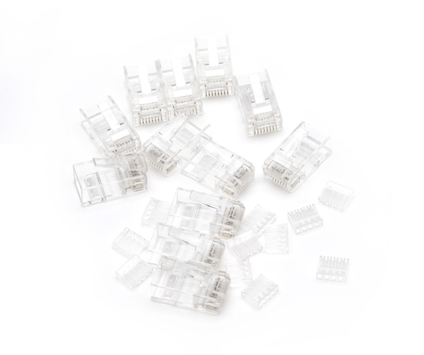 Luxorparts RJ45-stik til rund Cat. 6 UTP-kabel 20-pakke.