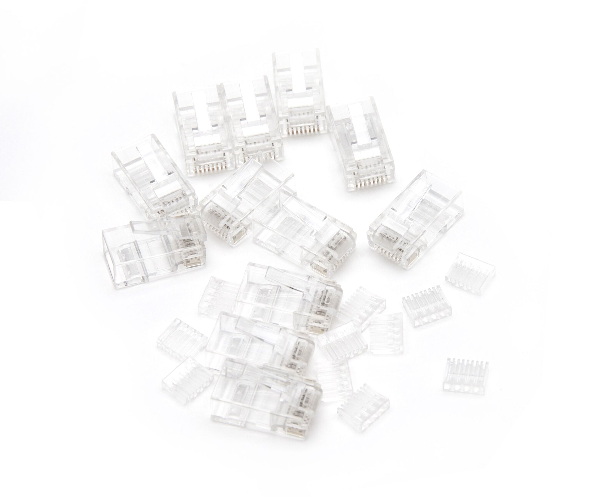 Luxorparts RJ45-stik til rund Cat. 6 UTP-kabel 20-pakke.