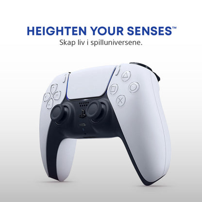 Sony DualSense V3 trådløs controller sort, PlayStation-brand, synligt modelnavn, ergonomisk design.