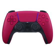Sony DualSense V3 trådløs controller til PS5 i rød med touchpad, to joysticks og PlayStations klassiske knapper.