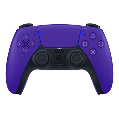 Sony DualSense V3 trådløs PS5 controller lilla med standardknapper, til analoge pinde, touchpad og skulderknapper foran.